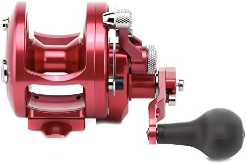 AVET JX 6/3 MC Raptor Red Lever Drag Casting Reel