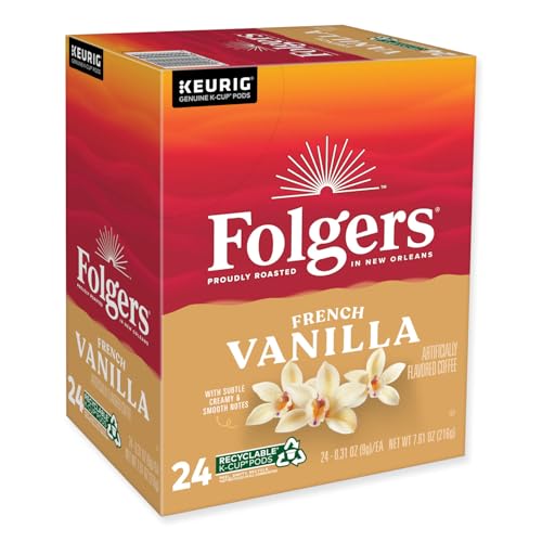 Image of Folgers Gourmet Selections Vanilla Biscotti Coffee K-Cups,pack of three