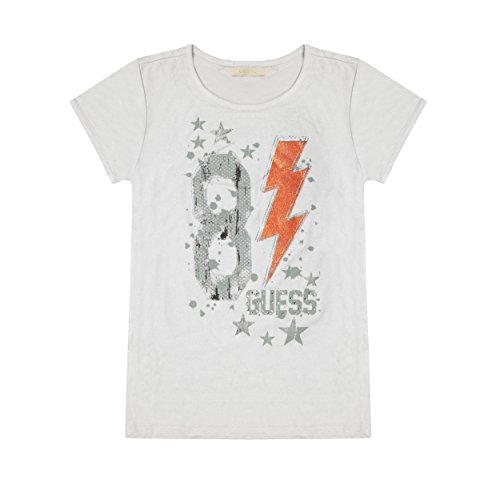 T-shirt Guess bébé fille K51I04 blanc cadeau de naissance chic pour bébé