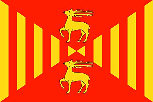magFlags Bandera Large Cervera, Lérida, España | bandera horizontal | 1.35m² | 90x150cm