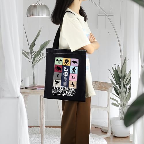 Bolso tipo tote inspirado en KOTLC de ENSIANTH, para fanáticos de libros, con diseño de Black Swan y Foxfire Academy miniatura 2