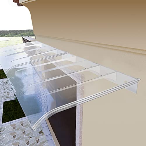Marquesina de policarbonato con protección contra rayos UV para ventanas y balcones 2