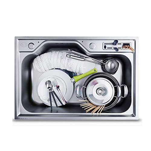 Große Auswahl Topmount Einbauküche Wasch- Oder Spülbecken, Edelstahl Einzel Geschirrspüler Waschbecken 800 * 500 mm
