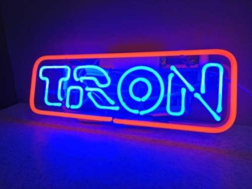 Tron Neon Sign Light Beer Bar Arcade Sign Game Room Wall Decor Handmade Visual Artwork Gifts