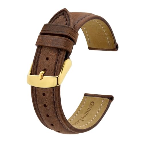 Bracelet de montre cuir vintage pour remplacer un bracelet usé avec élégance