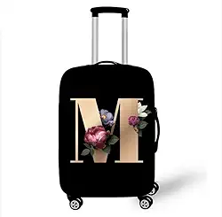 Capa Para Mala Proteção Letra Inicial Do Nome - 3 Tamanhos 10, 23 e 32 KG (M, M)