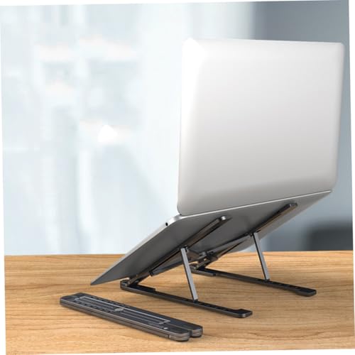 Base para laptop ajustable y plegable color gris oscuro miniatura 3