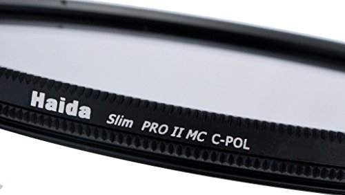 Haida Pro II - Filtro polarizzatore digitale slim MC (multicoating), 43 mm, con tappo con impugnatura interna