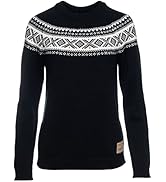 Dale of Norway Vagsoy Women's Sweater - 100% Lightweight Wool - Regular Fit Pullover Sweaters for...