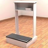 C,祈りのベンチニーレ、木製の祈りのニーレ、木製の一人用ニーレ/教会の講壇ニーレ、読書プラットフォーム付きスタンド