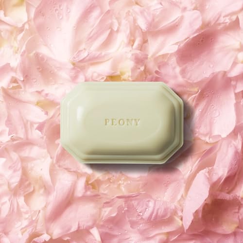 Image of Caswell-Massey Peony Natural Bar Soap for Women, Moisturizing Body Soap Bar for All Skin Types, Made with Essential Oils & Plant-Based Formula for Soft Skin, 3.5 oz
