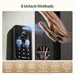 Lockin Veno Plus Palm Vein Video Smart Lock with 2K 180° Camera, Fingerprint Recognition, Keyless Entry, Built-in Wi-Fi, 8GB Storage, Suitable for Front Door, No Monthly Fee (Plus) - Image 3