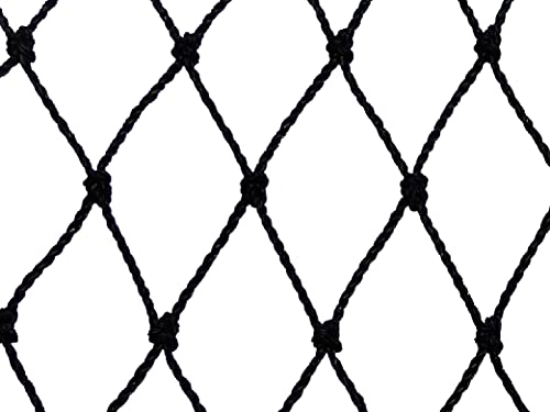 MAILLESTORE Filet de volière - Maille de 50mm Noir 14 x 5m