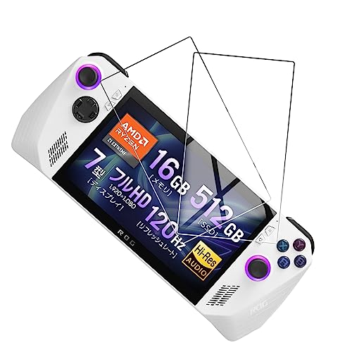 �y�񖇓���zFor ASUS ROG Ally RC71L(2023)�p �K���X�t�B����/���{���Ɏq��/�d�x 9H for ASUS ROG Ally RC71L(2023) �p �����K���X �t�B���� �w��h�~/�����z��/��������/��U�h�~/�C�A�[�� PC