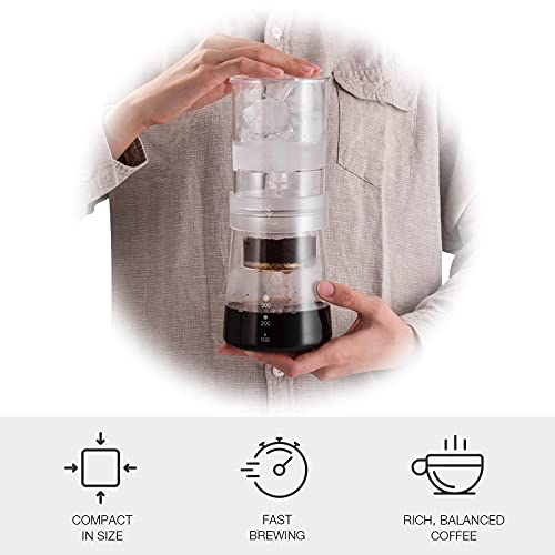 Soulhand Ice Drip Coffee Maker 10oz - Cold Brew Coffee Dripper Slow Cold Drip Iced Coffee Concentrate Brewer with… – Bild 7