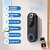 SnapGlow Wireless Video Doorbell Camera, Battery Powered, AI Human and Motion Detection, 2 Way Talk, Night Vision, Cloud Storage, Live View, Indoor/Outdoor Surveillance #1
