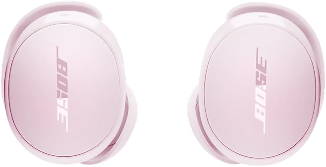 Bose New QuietComfort Wireless Noise Cancelling Earbuds, Lifestyle Bluetooth Earbuds with Active Noise Cancellation, Up to 8.5 Hours of Battery Life with Green Extreme Portable Charger (Petal Pink)