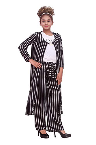 Image of Girls Designer Top, Plazzo and Shrug