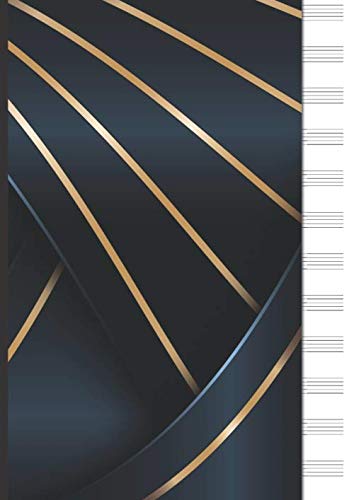 Cahier de musique pour piano 12 portées A4 au design épuré
