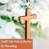 Mr. Pen- Wooden Crosses, 1.2x1.75 Inches, 50 Pack, Small Wooden Crosses, Wood Crosses for Crafts, Small Cross Pendant #5