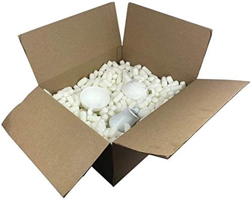 High Density Eco Flo Biodegradable Loose Fill Packaging Peanuts Shock & Impact Absorption (3 Cubic/Feet Bag)