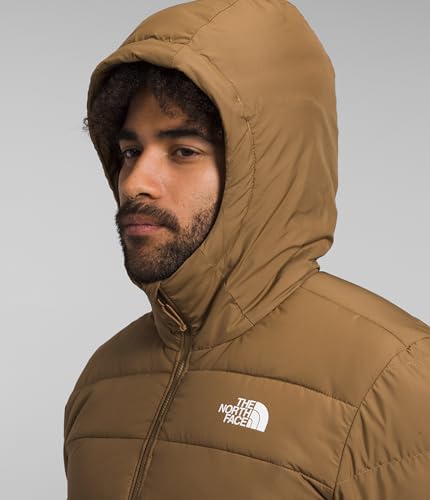 THE NORTH FACE Men's Aconcagua Insulated Hooded Jacket (Standard and Big Size), Utility Brown, Smal