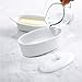 Trudeau 09607081A Porcelain Butter Boat, White