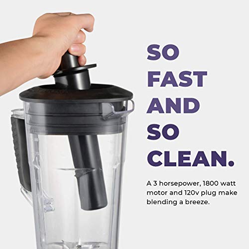 Cleanblend Commercial Blender with 5-Year Full Warranty - 1800W, 3HP, 64oz High-Performance Professional Countertop Blender with Stainless Steel Blades image 5