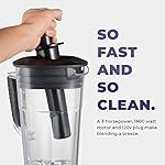 Cleanblend Commercial Blender with 5-Year Full Warranty - 1800W, 3HP, 64oz High-Performance Professional Countertop Blender with Stainless Steel Blades - Image 4