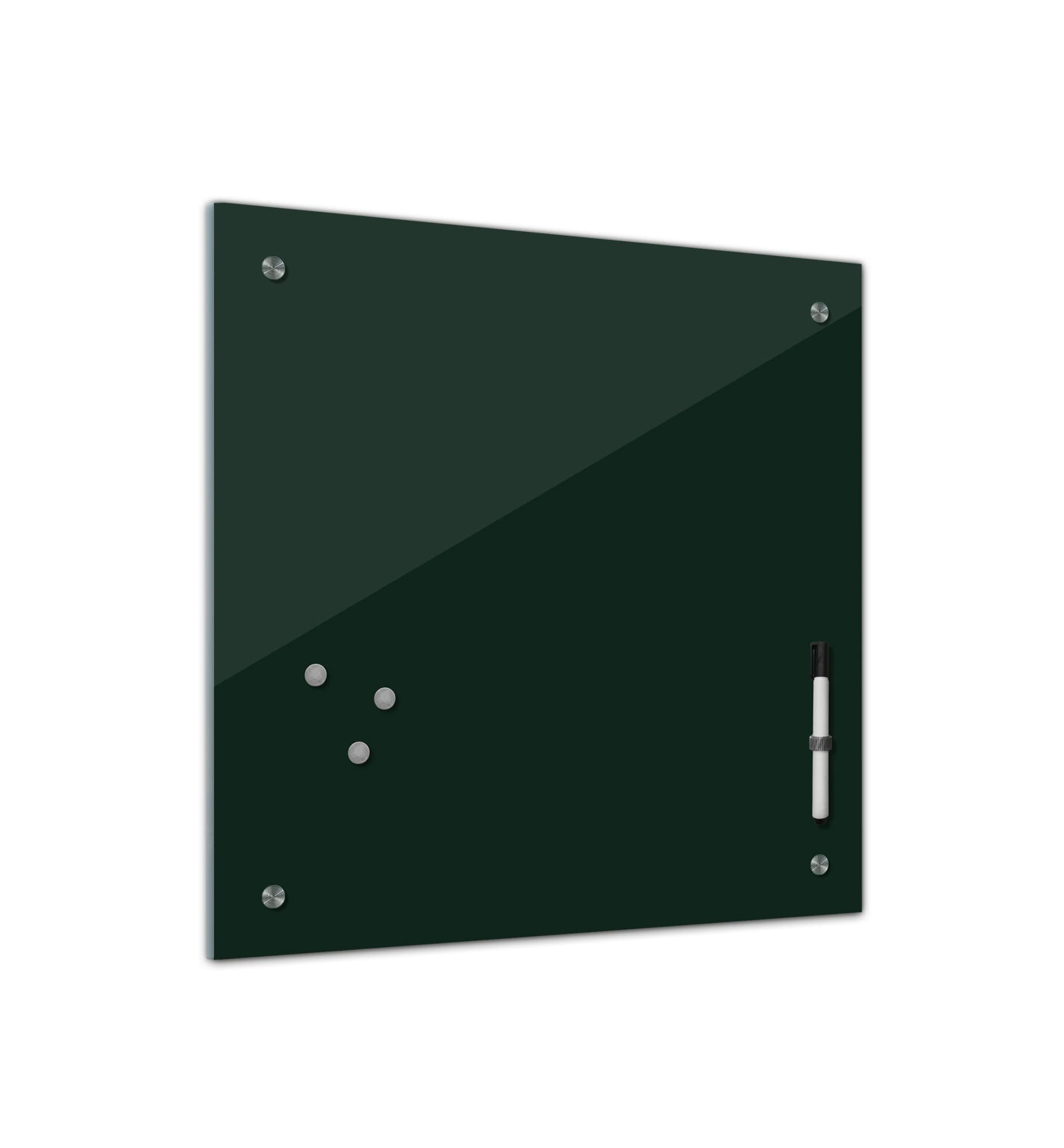 Bilderdepot24 Tableau mémo magnétique en Verre 24 Couleurs 40 x 40 cm