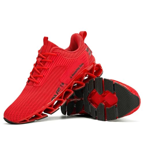 Image of Vooncosir Mens Running Shoes Breathable Walking Blade Non Slip Athletic Tennis Shoes Lightweight Fashion Sneakers