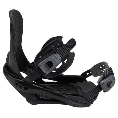 image for 5th Element Summit Stealth Adult Snowboard Bindings for Men-Designed f
