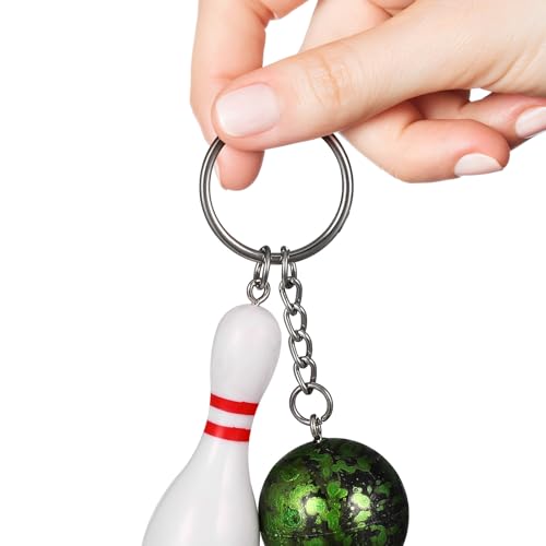 Porte-clés bowling souples anti-rayures pour paquets