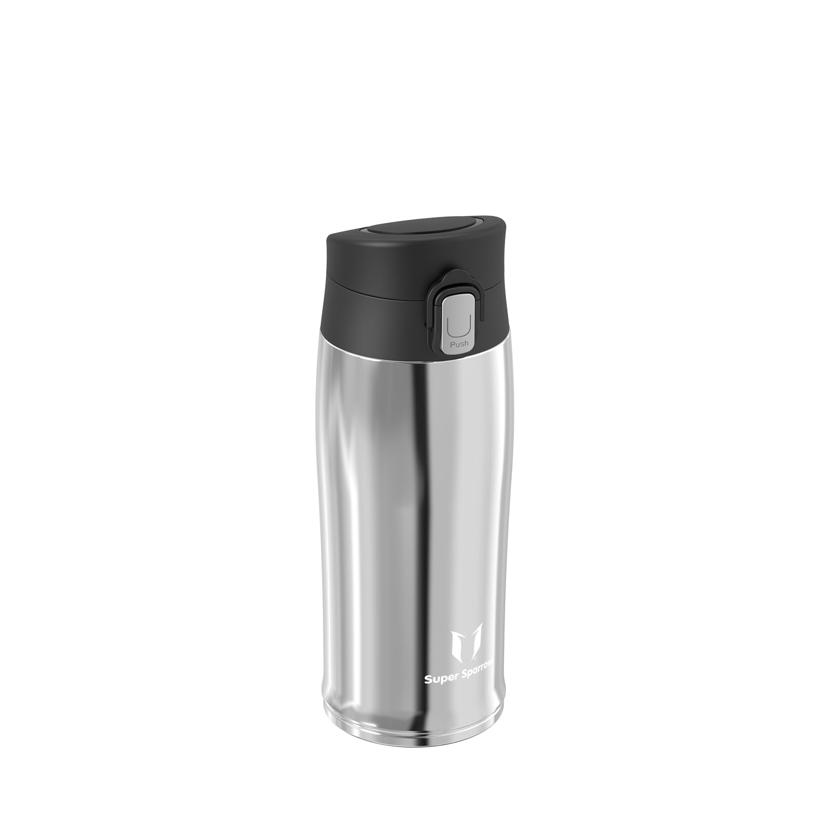 Super Sparrow Borraccia Termica, Acciaio Inox Bottiglia Termica - 350ml, 500ml, 750ml - Senza BPA Tazza Termica, Borraccia Termica per Bambini, Scuola, Sportiva, Bici, Campeggio, Palestra