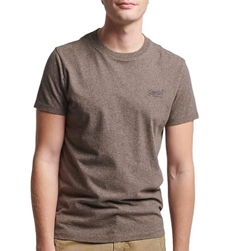 Superdry Shirt Essential Logo EMB tee Cocoa Brown Marl L Hombre | Ya disponible en tu tienda friki favorita! En mundofriki.es! Superdry Shirt Essential Logo EMB tee Cocoa Brown Marl L Hombre | Ya disponible en tu tienda friki favorita! En mundofriki.es!