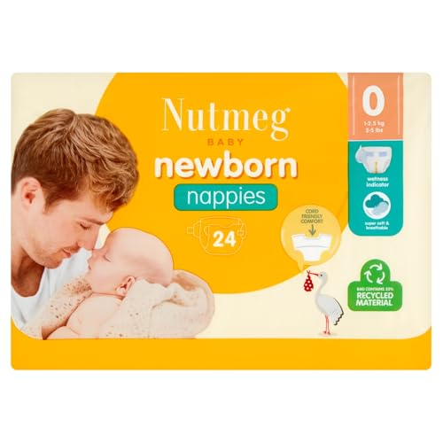 Nutmeg Premature Nappies Size 0