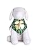 Tail Trends St. Patricks Day Dog Bandanas with Lucky Gold Clover for Medium to Large Sized Dogs - 100% Cotton (L)
