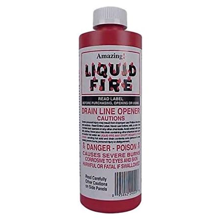 Amazon Com Amazing Liquid Fire Liquid Drain Opener 16 Oz Health Personal Care