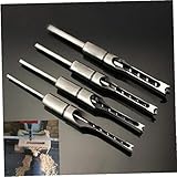 Lankater HSS Twist Drill Bits Woodworking Drill Tools Kit Set Square Auger Mortising Chisel Set Square Hole Extended Saw 6.0mm - Image 1