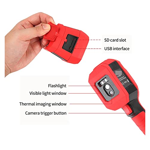 Imageur thermique 256 X 192 portable aux mesures infrarouges de haute précision - 6