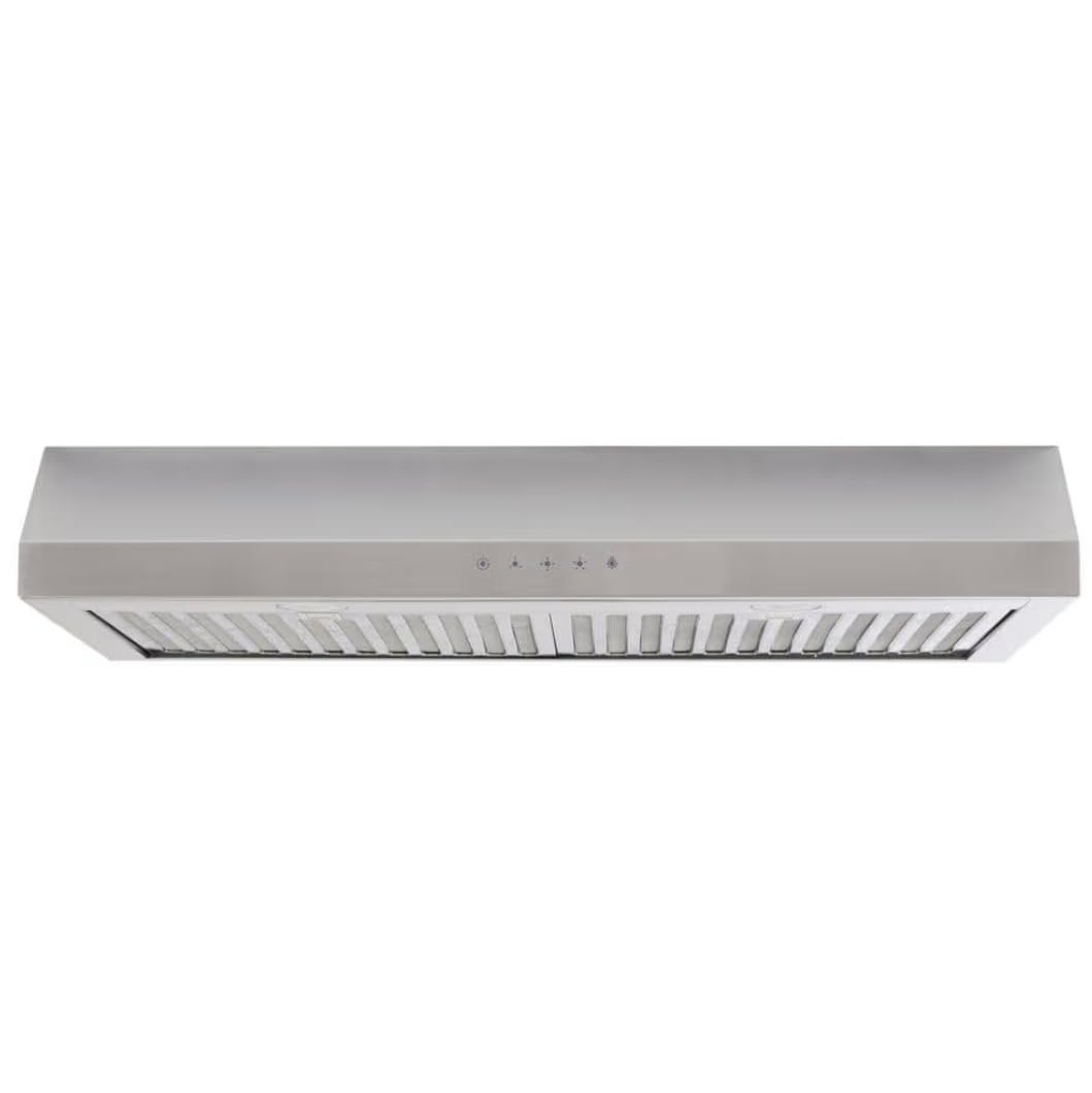 Vissani Cenza 30 in. 340 CFM Convertible Under Cabinet Range Hood in Stainless Steel with Electronic Touch Controls QR255S