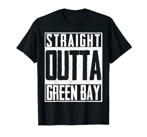Directo fuera de Green Bay Patriot Pride Camiseta