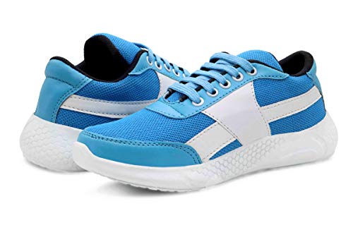 Image of SPEED STYLE Boys Sky Blue Synthetic Walking Shoes-UK3