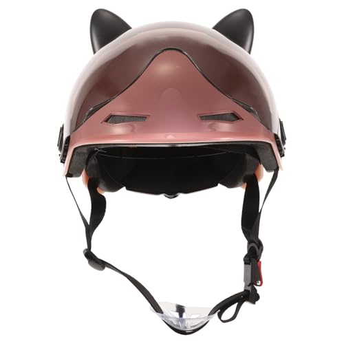 Casco de bicicleta eléctrica Beaupretty ligero de media cara y portátil para el calor