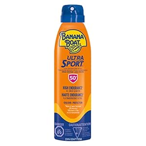Banana Boat Ultra Sport Sunscreen Spray, NEW FORMULA, Spf 50+, 170g