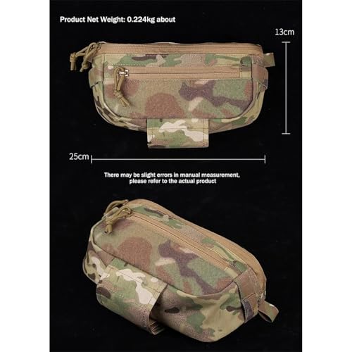 Pochette médicale EDC taille avec porte-garrot pour gilet de chasse