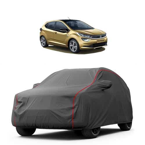 Image of Heavy-Duty Car Cover for Compatible with Tata Altroz (2020 to 2025 All Models) Deluxe Car Protection Cover - Waterproof & UV-Resistant All-Season Exterior Protection