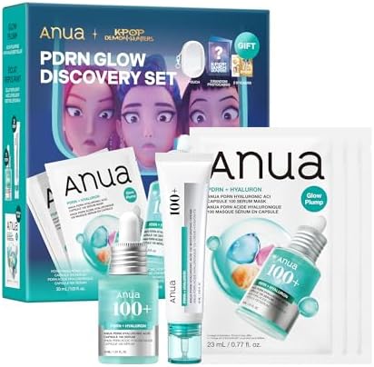 Anua PDRN Glow Discovery Set, confezione regalo di bellezza con s...