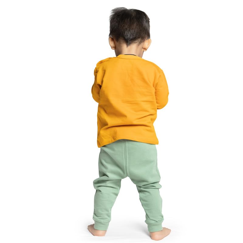 Image of Real Basics Unisex Cotton Fleece Full Sleeve Track Suit for Boys & Girls