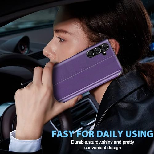 Housse Samsung Galaxy A35 violette pour sécuriser vos déplacements